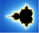 Mandelbrotmengden, generert av datamaskin.